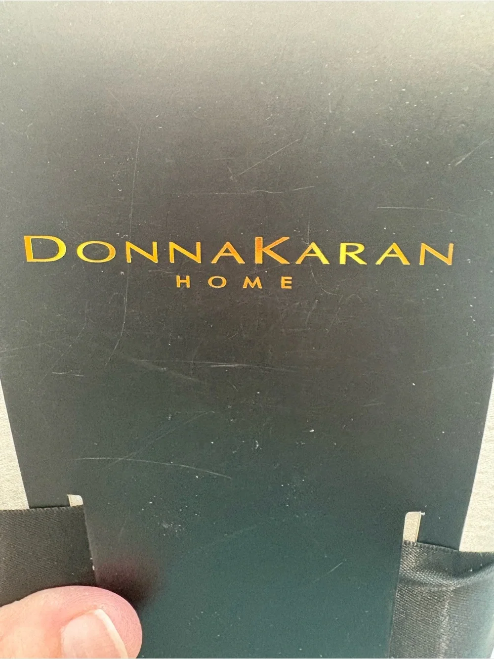 NEW Donna Karan Home European Quilted Sham - Hammered Silk In Platinum Gray
